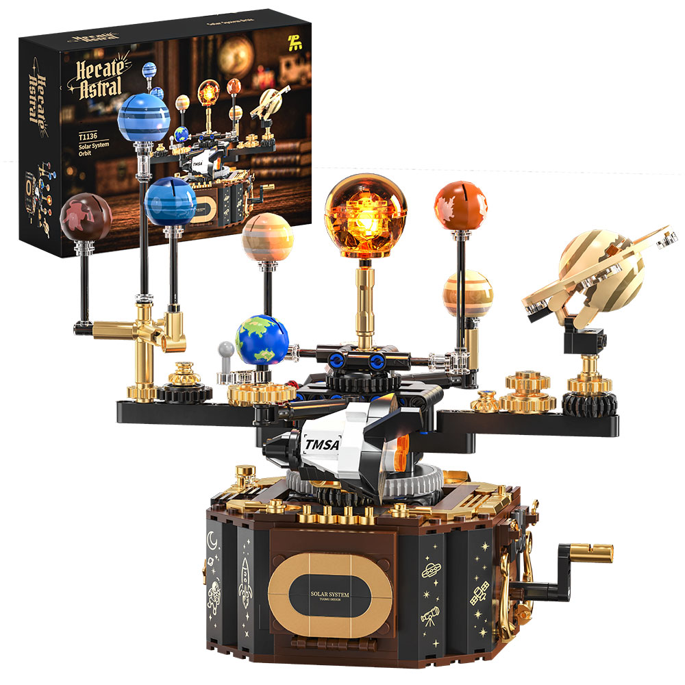 Solar System Orrery - Système solaire technique, blocs de construction