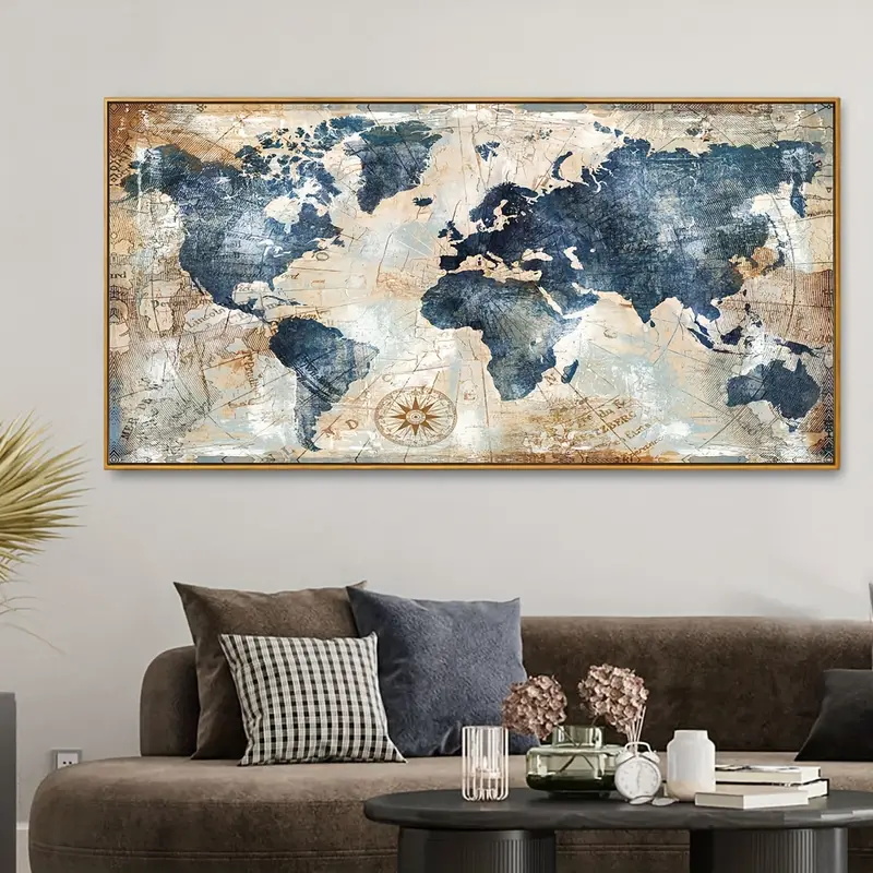 1pc toile affiche Vintage Art  - Star Map Poster avis et prix