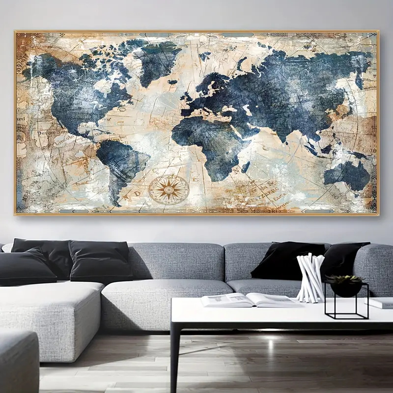 1pc toile affiche Vintage Art  - Star Map Poster avis et prix