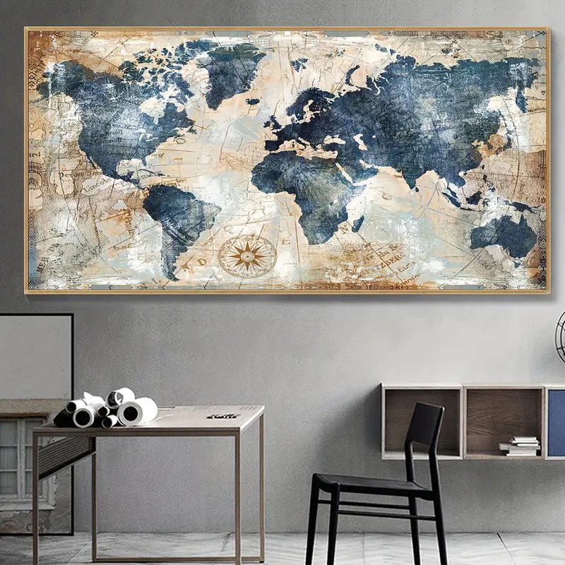 1pc toile affiche Vintage Art  - Star Map Poster avis et prix