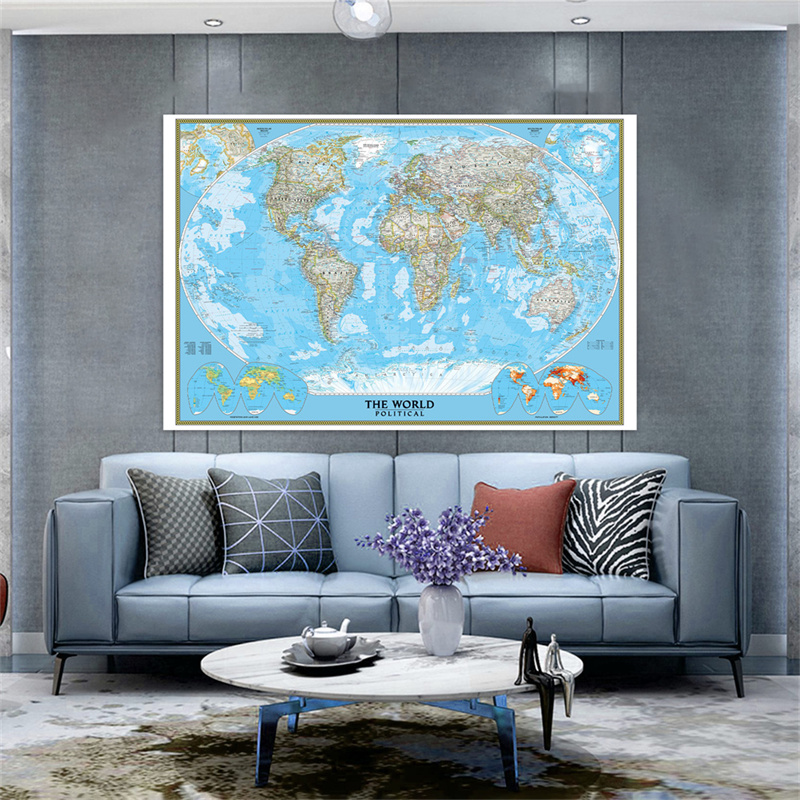 Affiche de la carte du monde e - Star Map Poster avis et prix