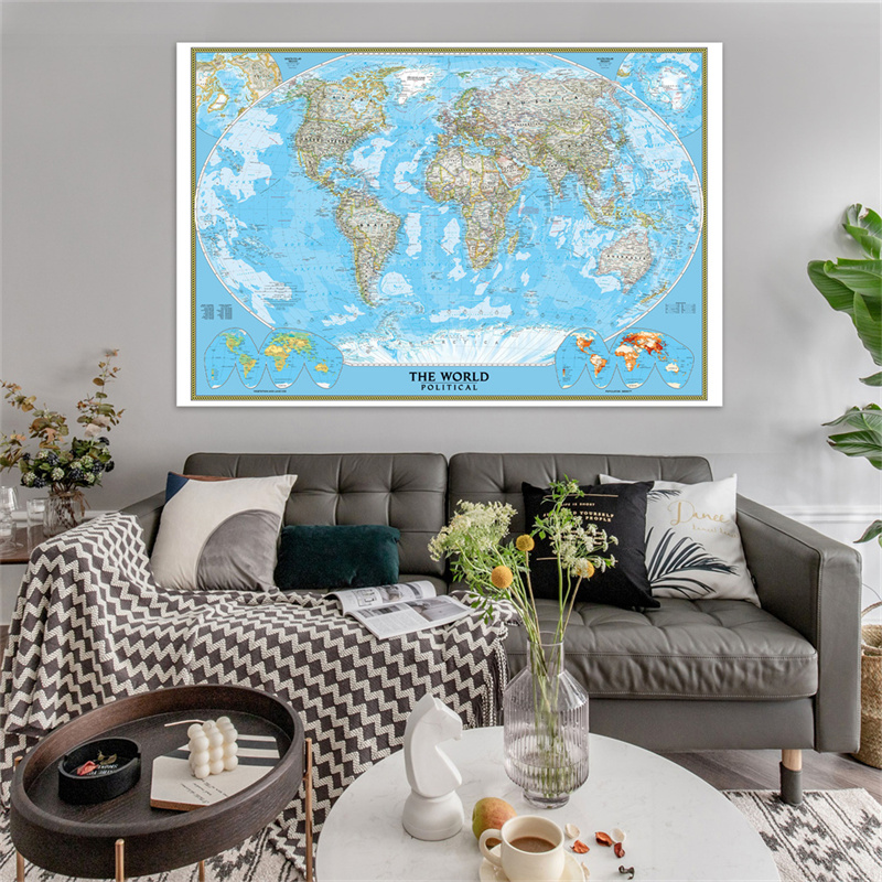 Affiche de la carte du monde e - Star Map Poster avis et prix