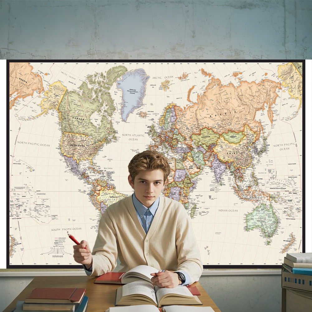 Affiche de carte du monde Vint - Star Map Poster avis et prix